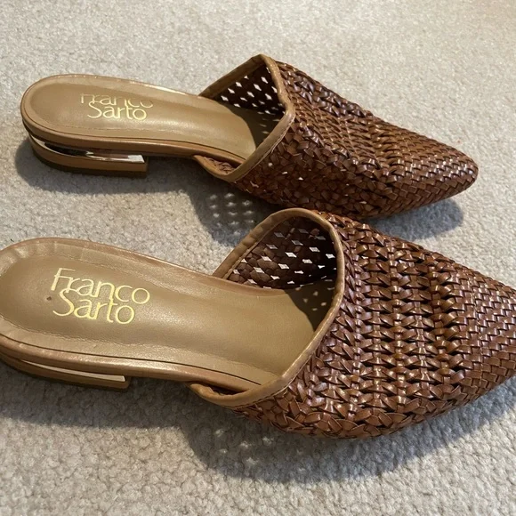 Franco Sarto Sunny Mules in Brown - Picture 1 of 3